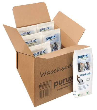 Waschsoda Pulver 5kg + 1kg Bonus Natriumcarbonat, reine Soda nachhaltig verpackt